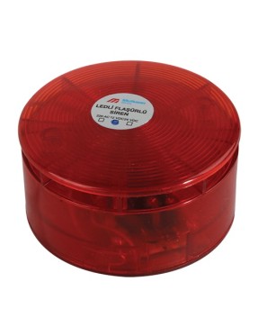 LEDLİ FLAŞÖRLÜ ELEKTRONİK SİREN 220V.