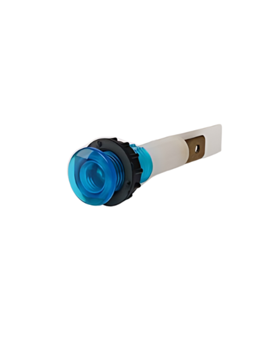Emas S102NM S Serisi Plastik 230V AC Mavi 10 mm Sinyal Emas S102Nm Sinyal 10Mm 220 Volt Terminalli Mavi