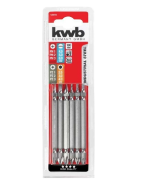 KWB ÇİFT TARAFLI BİTS UÇ SET 100MM 6 PARÇA