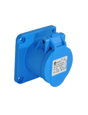 CEE - 4X16A / IP 44 -  MAKİNE PRİZİ (75X75) (DÜZ)