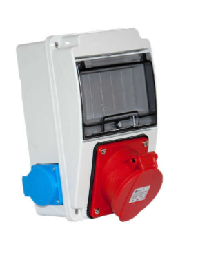 Tp Electric 3325 002 1112 Pp Cee Makine Priz Yuvasi Boş Ön 2 Pano Prizi 1X16A Yan 2