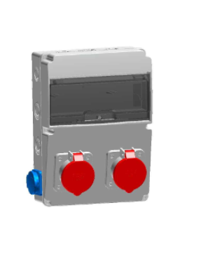 Tp Electric 3325 002 4400 Pp Standart Tip IP44 Makine Prizi 3X25A Ön 2 Pano Prizi 1X16A Yan 2
