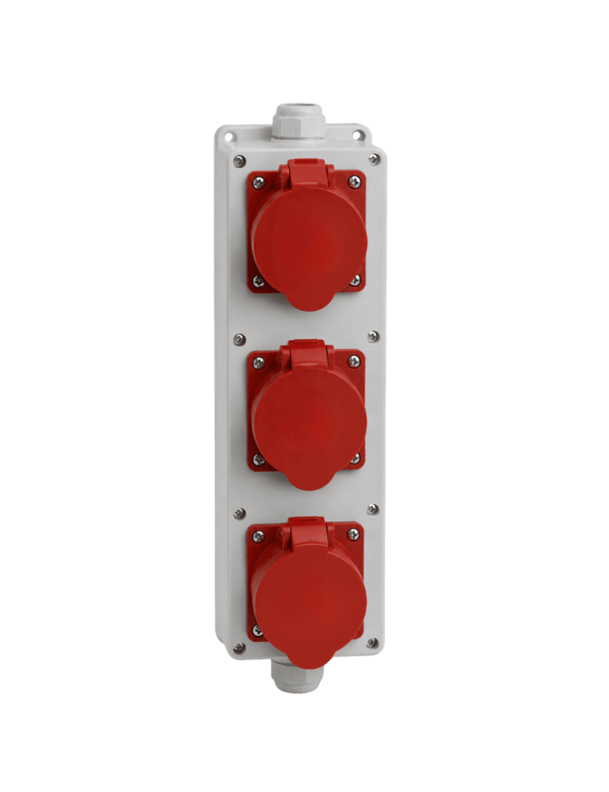 DUVAR PRİZİ (5X32A IP44)X3 DUVAR PRİZİ (5X32A IP44)X3