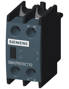 Siemens Sinoplus 3MH7901-0CT10 Yardımcı Kontak Boy 0, 1, 2, 3, 4, 1NK , Önden