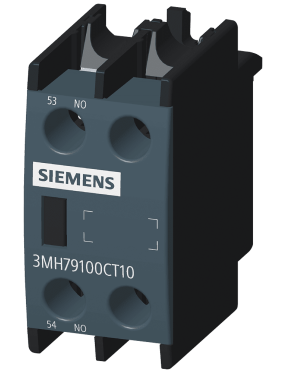 Siemens Sinoplus 3MH7910-0CT10 Yardımcı Kontak Boy 0, 1, 2, 3, 4, 1NA , Önden