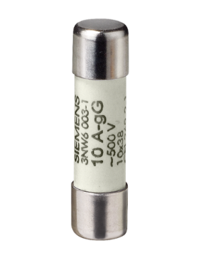 10X38 MM 16 A SİLİNDİRİK KARTUŞ SİGORTA 500V