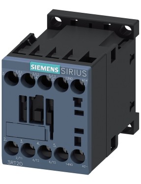 Siemens Sirius Kontaktör 3RT2015-1BB41 3kW 7A 24VDC 1NO Vida Bağlantılı S00 Boy 3 Kutuplu AC-3E/AC3