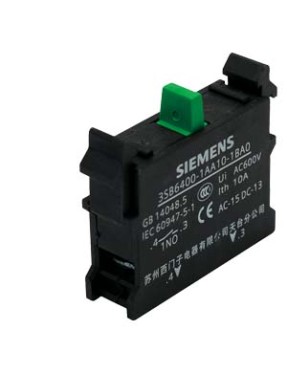 Siemens 3Sb6400-1Aa10-1Ca0 1Nc Kontak Bloğu