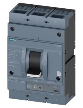 Siemens Sentron 3VA2563-5MN32-0AA0 Termik Manyetik Şalter 630A 3 Kutuplu 55kA ETU350M Termik Ayar 250-630A Manyetik Ayar 1890-9450A