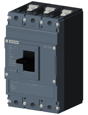 Siemens Sinoplus 3VJ1108-3DA32-0AA0 Termik Manyetik Şalter 3 Kutuplu 80A 25kA FTFM Sabit Termik Sabit Manyetik Açma Üniteli
