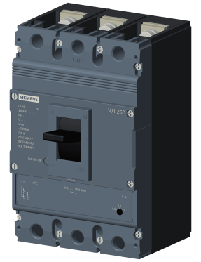 Siemens Sinoplus 3VJ1225-5DB32-0AA0 Termik Manyetik Şalter 3 Kutuplu 250A 36kA ATFM Ayarlı Termik Sabit Manyetik Açma Üniteli