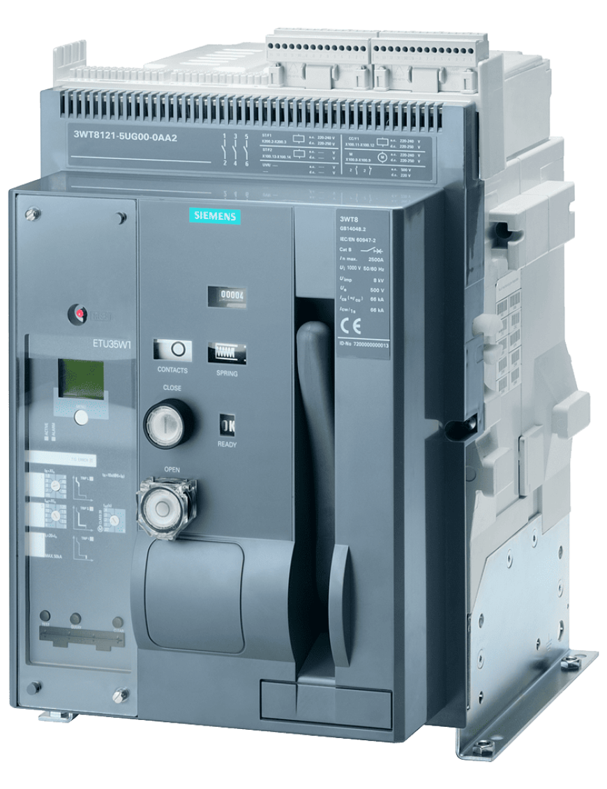 Siemens 3Wt8120 5Ua70 0Aa2 3Wt Serısı Açık Tip Güç Şalterleri 1250A 55Ka Lsı Korumalı Lcd Ekranlı Motor A Siemens 3Wt8120 5Ua70 0Aa2 3Wt Serısı Açık Tip Güç Şalterleri 1250A 55Ka Lsı Korumalı Lcd Ekranlı Motor A