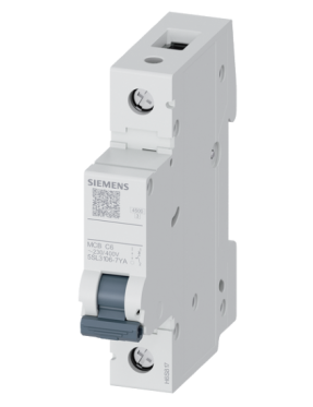 Siemens 5SL3106-7YA | 1 Faz 6A C Tipi 4.5kA Monofaze Otomatik Sigorta
