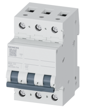 Siemens 5SL3320-7YA | 3 Faz 20A C Tipi 4.5kA Trifaze Otomatik Sigorta