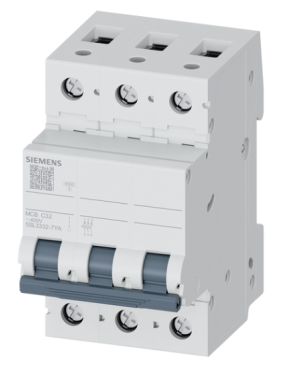 Siemens 5SL3332-7YA | 3 Faz 32A C Tipi 4.5kA Trifaze Otomatik Sigorta