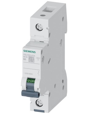 Siemens 5SL6106-6YA B Tipi 1 Faz 6A 230/400V 6kA Çabuk Karakterli Otomatik Sigorta