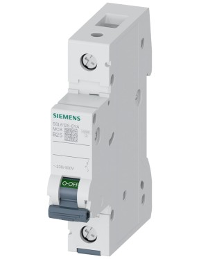 Siemens 5SL6125-6YA B Tipi 1 Faz 25A 230/400V 6kA Çabuk Karakterli Otomatik Sigorta