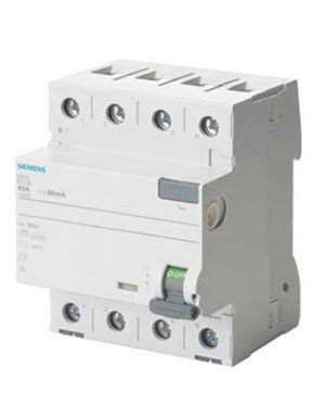 Siemens 5SV3345-6 A Tipi Trifaze Kaçak Akım Rölesi 30mA 125A 400V 3 Faz+N
