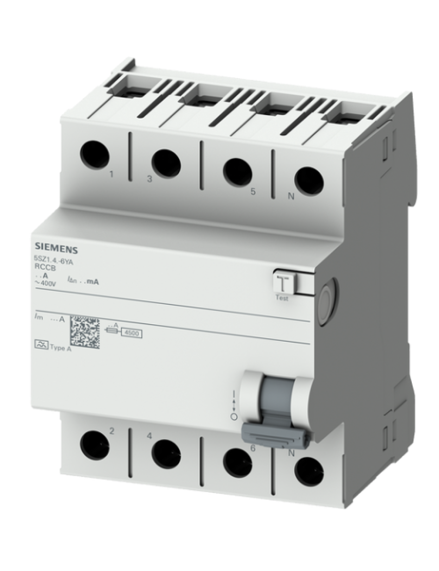 Siemens 5SZ1342-6YA Trifaze Kaçak Akım Koruma Rölesi 30mA 25A 3 Faz + N Siemens 5SZ1342-6YA Trifaze Kaçak Akım Koruma Rölesi 30mA 25A 3 Faz + N