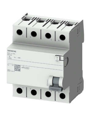 Siemens 5SZ1346-6YA Trifaze Kaçak Akım Koruma Rölesi 30mA 63A 3 Faz + N
