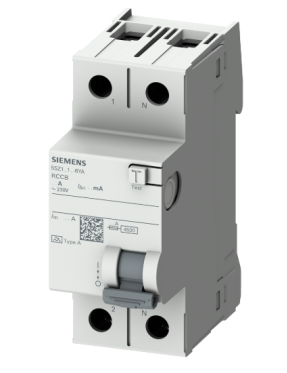 Siemens 5SZ1612-6YA Monofaze Kaçak Akım Koruma Rölesi 300mA 25A 1 Faz + N