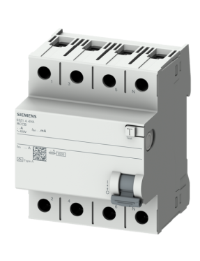 Siemens 5SZ1646-6YA Trifaze Kaçak Akım Koruma Rölesi 300mA 63A 3 Faz + N
