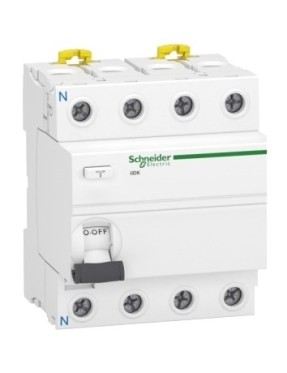 Schneider A9R50425 ACTI9 ILD K KAÇAK AKIM RÖLESI - 4 KUTUP 25A 30MA AC TIP