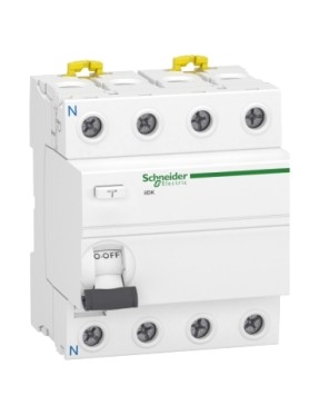 Schneider A9R50440 İıd K - Toprak Kaçağı Koruma - 4P - 40A - 30Ma - Ac Tip
