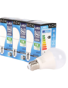 ACK AA13-00921 9W 4000K LED A60 Ampul