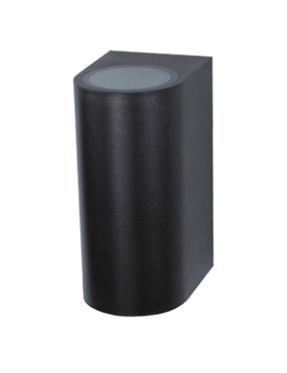 ACK AH07-02151 2x50W GU10 Siyah Çift Taraflı Bahçe Duvar Apliği