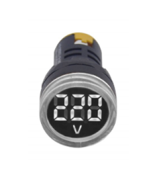 VOLTMETRE 24-500V (BEYAZ)   KUMANDA BUTONLARI