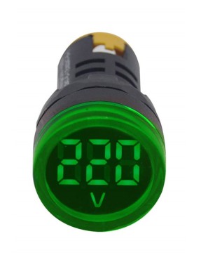 VOLTMETRE 24-500V (YEŞİL)   KUMANDA BUTONLARI