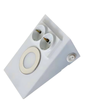 ACK AH11-00200 3000K Günışığı 2.5W Beyaz Kasa Ledli Prizli Tezgah Altı Armatür
