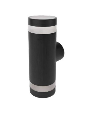 18W LED DUVAR ARMATÜRÜ / SİYAH / YUVARLAK / 6500-4