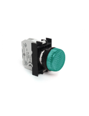 Emas B0Y0XY B Serisi Plastik LED'li 100-230V AC Yeşil 22 mm Sinyal