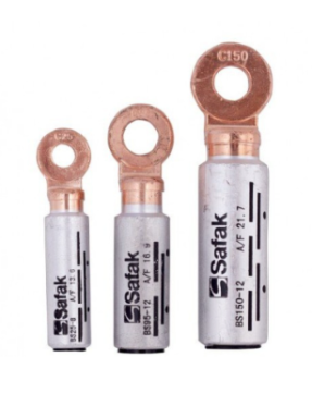 ŞAFAK BS2 12010 120MM M10 DIN NORMU BİMETAL BAKIR-ALM KABLO PABUCU (20 ADET)