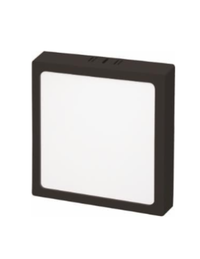 18W SIVAÜSTÜ LED ARMATÜR (SİYAH KASA )(BEYAZ)