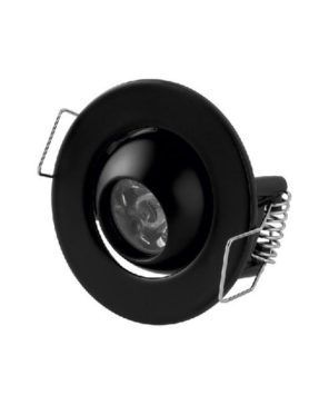 1,5W POWER LED UFO SPOT (SİYAH KASA ) (GÜNIŞIĞI)