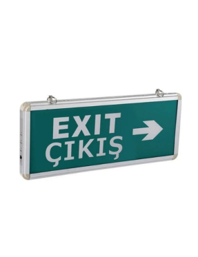 3W EXIT ÇIKIŞ ARMATÜRÜ LEDLİ 3 SAAT AKÜLÜ YENİ