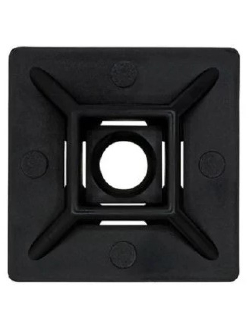 19x19 mm 4 Yollu Yapışkanlı Kroşe Siyah 19x19 mm 4 Yollu Yapışkanlı Kroşe Siyah