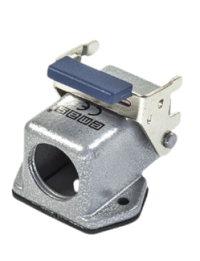 Emas EBM05PE56 Metal 5 Kontak Eğik Tip Priz 10A Alttan ve Yandan Girişli 1 Metal Mandallı