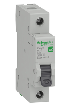 Schneider Easy9 25 A 1 Faz C Tipi Otomatik Sigorta 4.5kA - EZ9F34125