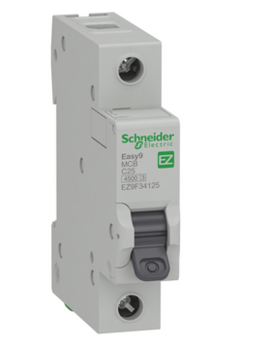 Schneider Easy9 25 A 1 Faz C Tipi Otomatik Sigorta 4.5kA - EZ9F34125 Schneider Easy9 25 A 1 Faz C Tipi Otomatik Sigorta 4.5kA - EZ9F34125
