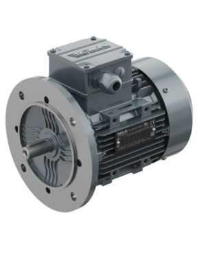 Elk 2EL071M4B 0,25 kW 1500 Devir Flanşlı Standart Tip Trifaze Elektrik Motoru Alüminyum Gövde Mil Çapı 14 IE2