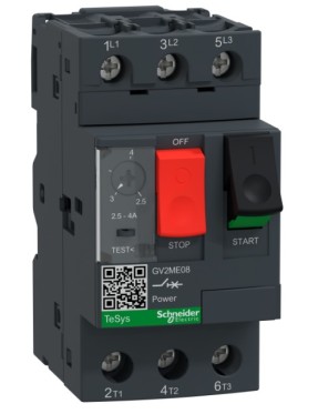 Schneider GV2ME08 Motor Koruma Şalteri 2,5-4A