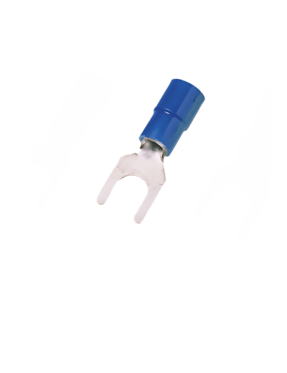 Molwex 002 003 1.5-2.5mm2 Çatal Uçlu Mavi Kablo Pabucu