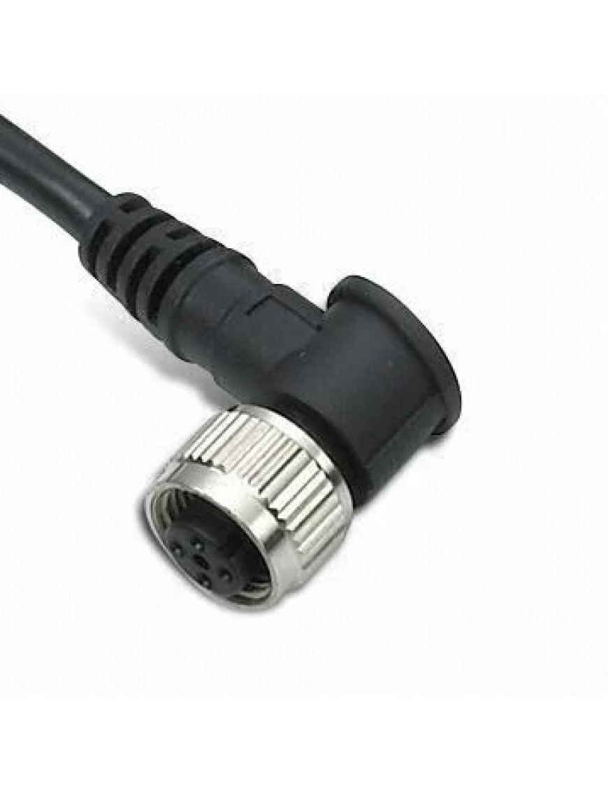 M12-AÇILI 4 PİNLİ 5 M PUR
