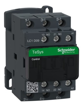 Schneider LC1D09B7 4 KW 9A 24V Ac 1 No 1 Nc Tesys D Kontaktör
