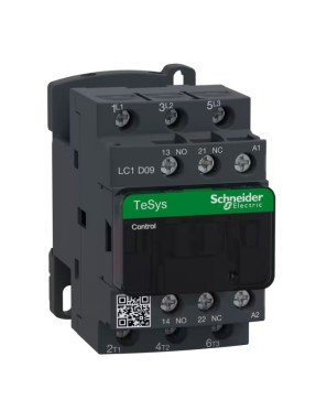 Schneider LC1D09M7 TeSys D 9 A 4 kW 220V AC Kontaktör 3 Kutuplu 1NO+1NC AC-3