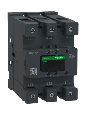 Schneider LC1D115AEHE 55 kW 115 A 3 Kutuplu 3 NO 48-130VAC/DC Kontaktör